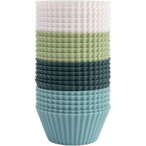 Home Kitchen Cooking Supplies Cake Decorating Tools <b>Silicone</b> Cake Cup Round Shaped Muffin Cupcake <b>Baking</b> Molds - Product Image 1
