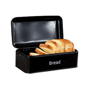 कारखाने प्रत्यक्ष घर की मूल बातें पर्यावरण के अनुकूल टिकाऊ धातु रोटी बिन कस्टम लोगो रसोई दराज खाद्य भंडारण कंटेनर ताजगी - Product Image 3