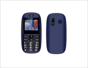 Mini Handvol 1.77 Inch Ontgrendeld Dual Sim Silion Knoppen 4G Functie Telefoon 4G Standaard Telefoon 4G Telefoon 4G Telefoon Met Sos