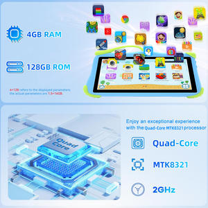 Tablette éducative pour enfants de 7 pouces, nouvelle sortie d'usine, avec contrôle parental partagé en famille, MTK 4 Go/128 Go, <span class=keywords><strong>WiFi</strong></span>, batterie 3000 mAh - Product Image 4