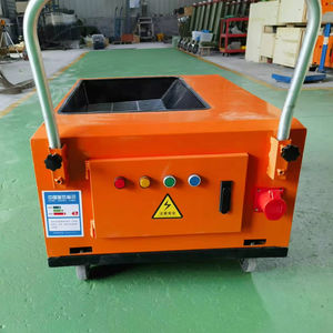 Pompa beton 380 atau 220 Volt, pompa beton Listrik Trailer mesin pompa beton kecil ponsel baru - Product Image 6