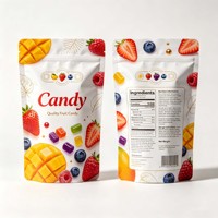 Sachet Doypack Personnalisé Imprimé pour Bonbons 14g 20g 50g, Sachet Zip de Qualité Alimentaire pour Emballage de Bonbons Gélifiés, Oursons Gommeux, Chocolats et Confiseries