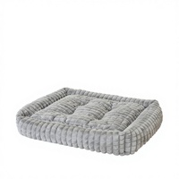 Tragbares und Waschbares Outdoor-Hundebett mit Solidem Muster und Abnehmbarem Bezug für Kleine und Mittelgroße Hunde und Katzen