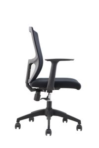 Chaise <span class=keywords><strong>de</strong></span> <span class=keywords><strong>bureau</strong></span> <span class=keywords><strong>ergonomique</strong></span> pivotante à dossier moyen, réglable en hauteur, en plastique, pour la maison - Vente en gros <span class=keywords><strong>de</strong></span> mobilier moderne pour la maison - Product Image 3