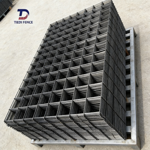 <span class=keywords><strong>Grillage</strong></span> <span class=keywords><strong>soudé</strong></span> en acier au carbone noir industriel avec surface non galvanisée pour le renforcement du béton et la construction - Product Image 1