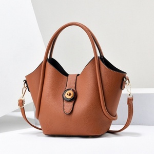 High Quality Ladies PU Leather Handbag Small <b>Square</b> Tote Bag Bow Closure Durable Fashionable Featuring Nylon Two for Women Girls - Product Image 4