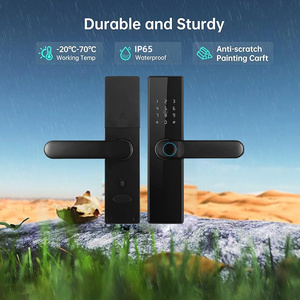 Nouveaux produits Sinon 2026 : Serrure de porte intelligente avec protocole Matter, meilleure qualité de service, poignée de porte, serrure intelligente à empreinte digitale pour projets - Product Image 4