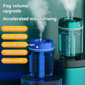 Mini diffuseur d'huiles essentielles aromatiques, <span class=keywords><strong>humidificateur</strong></span> ionisant, veilleuse LED, utilisation commerciale, fonctionnement sur batterie, contrôle de l'humidistat, 1 an - Product Image 2