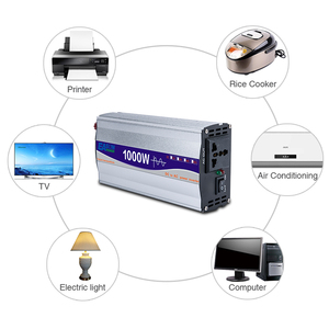 Convertisseur de courant pour voiture à onde sinusoïdale pure monophasé 500W 800W <span class=keywords><strong>1000W</strong></span> 50Hz 12V/24V/48V 220V - Product Image 3