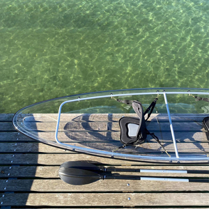 Buen <span class=keywords><strong>Precio</strong></span> 2 Persona <span class=keywords><strong>transparente</strong></span> <span class=keywords><strong>kayak</strong></span> mano remo barco de placer policarbonato claro <span class=keywords><strong>kayak</strong></span> de pesca - Product Image 2