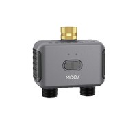 Para Tuya Smart Home Garden Válvula de agua de riego de 2 vías Aplicación Aspersor de control remoto Salida dual IPS Temporizador de barra de batería