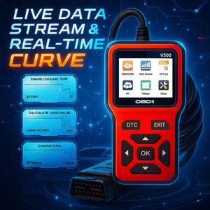 Factory Priced V500 OBD2 Scanner Universal Auto Diagnostic Tool for Checking Engine Fault <strong>Codes</strong> Electric EOBD Reader for Cars - Product Image 6