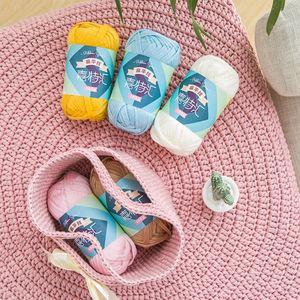 Yarncrafts vente en gros Yarncrafts <span class=keywords><strong>pas</strong></span> <span class=keywords><strong>cher</strong></span> ligne plate crochet tricot à la main bricolage épais doux super gros fil acrylique - Product Image 5