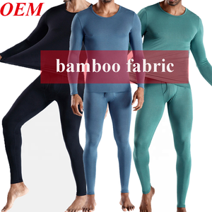Di alta qualità da <span class=keywords><strong>uomo</strong></span> caldo abbigliamento interno pigiama tute termiche 2 pezzi mutandine termiche mutandine cotone bambù da <span class=keywords><strong>uomo</strong></span> - Product Image 2