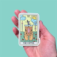 Etiquetas de Diseño Personalizadas, Adhesivas, Impermeables, de Vinilo, con Recorte, para Promoción, Comercios, Logotipos