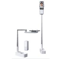Support de téléphone trépied multifonctionnel à lumière LED pour la photographie vidéo, température de couleur réglable 2800-6000K, boîte à lumière compacte pliable