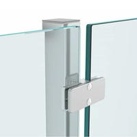Pince à verre en acier inoxydable AISI 316 pour balustrade, design sans cadre, pour grossistes architecturaux et quincaillerie de construction