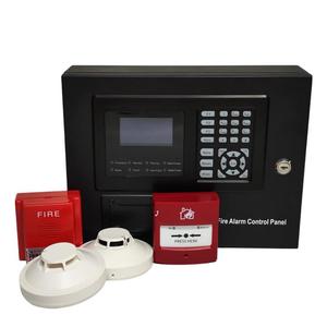 Panneau de commande d'alarme incendie intelligent adressable en boucle unique AC90~270V 254 appareils certifié CE Affichage LED mural sur bus CAN - Product Image 1