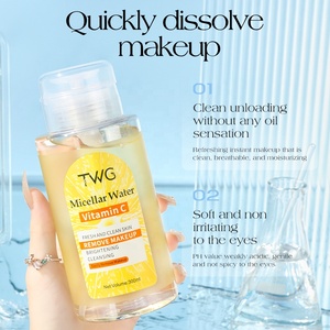 Set de Cuidado de la Piel con Vitamina C TWG RTS Sérum Facial Antiarrugas Crema Desvanecedora de Manchas Limpiador Facial de Limpieza Profunda y Agua <span class=keywords><strong>Micelar</strong></span> - Product Image 3
