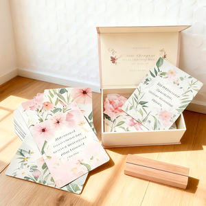 Le Meilleur Jeu de Cartes d'Inspiration Quotidienne Amusant avec Cartes d'Affirmation de Soi Positives Impression Personnalisée et Emballage Boîte - Product Image 1