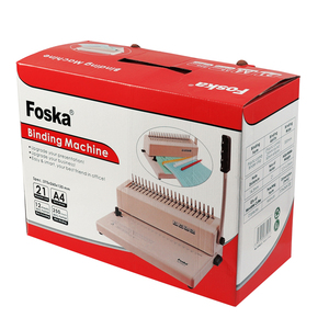 Foska Nhà Máy Lược Chất Kết Dính Vòng Cao Su A5 21-Lỗ Lược Cuốn Sách Máy Ràng Buộc Cho Văn Phòng Trường Nhà Cung Cấp - Product Image 6