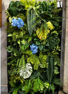 Decorazione Verticale con Piante Artificiali Verdi, Produttori di Pareti Verdi, Giardino Verticale - Product Image 4