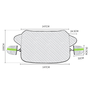 Housse de <span class=keywords><strong>protection</strong></span> universelle pour <span class=keywords><strong>pare</strong></span>-<span class=keywords><strong>brise</strong></span> de <span class=keywords><strong>voiture</strong></span>, toutes saisons, imperméable, pour l'<span class=keywords><strong>hiver</strong></span>, contre la neige, la glace, la poussière et le gel - Product Image 5