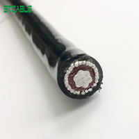Câble aérien en aluminium avec conducteur neutre concentrique : Tailles 2*2+2awg et 2*4+4awg