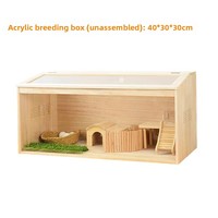 Poulailler en bois massif rectangulaire pour l'élevage des poussins, température constante, léger, anti-évasion, modèle 0927