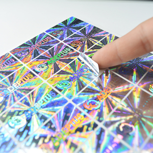 Tùy chỉnh không thấm nước Vinyl Holographic an ninh 3D <span class=keywords><strong>Hologram</strong></span> VOID nhãn dán phản chiếu Chống giả mạo nhãn chống giả mạo - Product Image 3