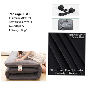 Japanese Floor <strong>Mattress</strong> Customized Color Comfortable Foldable &amp; Portable Roll up Foam <strong>Mattress</strong> - Product Image 5