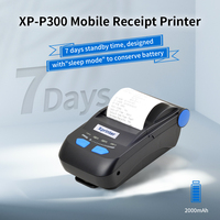 Imprimante thermique portable Xprinter XP-P300 OEM 58 mm sans fil pour reçus de point de vente avec capteur d'alarme de fin de papier
