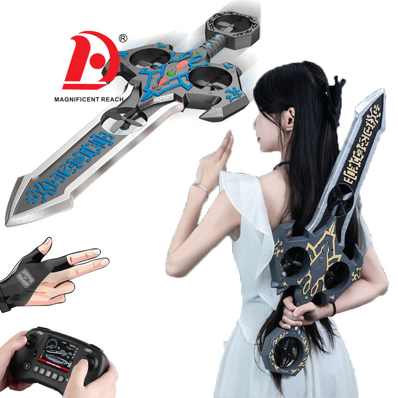 HUADA 73CM Brushless Stunt RC Flying Sword Aircraft - Gesture Control ...
