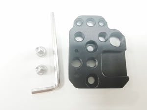 Extensión de la placa adaptadora 1/4, placa de extensión del estabilizador de zapata fría con orificio de 3/8 pulgadas para DJI <span class=keywords><strong>Ronin</strong></span> RS3/RS2/RSC2/SC/<span class=keywords><strong>S</strong></span>, placa de montaje de cardán - Product Image 3