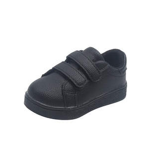 <b>Soft</b> Sole Casual Solid Color Kids School <b>Shoes</b> Children <b>Shoes</b> Boys and Girls Black <b>Shoes</b> for School Kids - Product Image 1