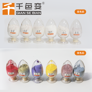 Pigment <span class=keywords><strong>photoluminescent</strong></span>, changement de couleur sous la lumière UV, poudre photochromique, pigment sensible au soleil, changement de couleur pour la sérigraphie - Product Image 4