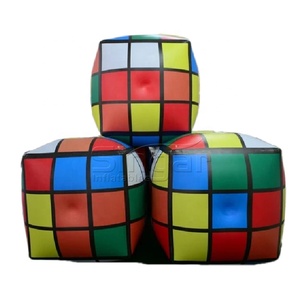 Kín khí kín <span class=keywords><strong>Rubik</strong></span> bơm hơi khổng lồ <span class=keywords><strong>Rubik</strong></span> của <span class=keywords><strong>Cube</strong></span> bóng - Product Image 2
