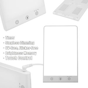 <span class=keywords><strong>Lampe</strong></span> de <span class=keywords><strong>luminothérapie</strong></span> avec <span class=keywords><strong>10</strong></span> <span class=keywords><strong>000</strong></span> <span class=keywords><strong>lux</strong></span> LED sans UV, trois températures de couleur réglables, luminosité réglable, minuterie, améliore l'humeur, le sommeil et la concentration - Product Image 6