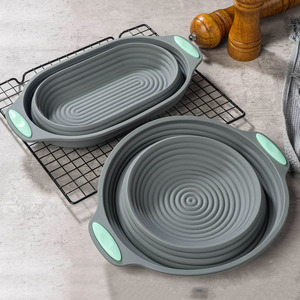 Vente en gros Plateau anti-pain pliable en silicone de qualité alimentaire Rangement facile et Fermentation efficace Outil de cuisson et de pâtisserie - Product Image 5