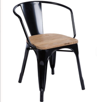 Chaises de salle à manger empilables en métal sablé de style moderne, mobilier pour la maison, la salle à manger, l'hôtel et le bureau à domicile