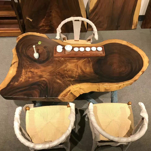 Chất lượng cao cấp cây tự nhiên sống cạnh USA đen óc chó/Đông Ấn Độ tấm gỗ óc chó Tiệc Bàn ăn văn phòng họp - Product Image 2