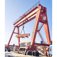 YAOU 40 tonnes Rtg portique grue prix Precio De La Grua Rtg Sts Rtg pour conteneur et faisceau de levage préfabriqué