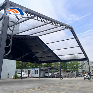 Phong Cách Mới 15M Màu Đen Nhôm Rõ Ràng Khoảng Đa-Flex Lều Với Thép Ren Trang Trí Cho 500 Khách Sự Kiện Trong Uganda - Product Image 2