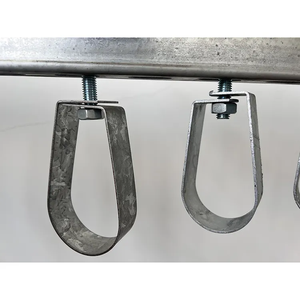 China Factory Pear Shaped Hinged Pipe <b>Clamp</b> with Zinc Plating - Product Image 6