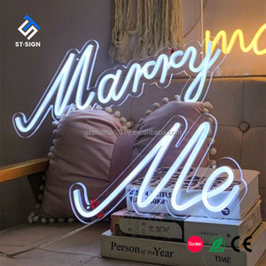 Dropshipping tùy chỉnh UV <span class=keywords><strong>in</strong></span> logo LED ánh sáng Neon dấu hiệu 3D Acrylic thư cho văn phòng kinh doanh Salon sinh nhật cửa hàng quảng cáo - Product Image 1