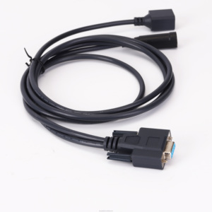 D-sub Cáp DB9 Pin nữ để RJ45 và 6 pin DIN Jack cáp mở rộng bán buôn tùy chỉnh - Product Image 2