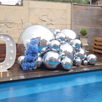 Ballon Miroir Gonflable Double Couche en PVC pour Fête, Mariage, Événement, Disco – Grande Bulle Réutilisable, Couleur Personnalisable, Garantie 3 Ans