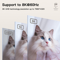 UNIEAN Vente en gros HD 5M 100M AOC Div 60Hz Câble de port d'affichage 4K 8K DP TO DP 1.4 Câble vidéo pour TV vers PC Moniteurs de jeu