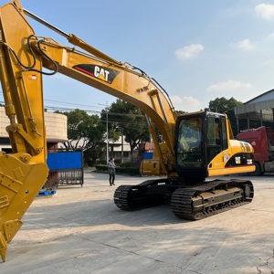 Excavatrice hydraulique Caterpillar 320C d'occasion, excavatrice sur chenilles CAT 320C d'occasion avec pièces d'origine, faible nombre d'heures, stable - Product Image 5