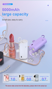 Gadgets électroniques 2025, chargeur portable de petite taille à haute capacité avec câble intégré, <span class=keywords><strong>batterie</strong></span> <span class=keywords><strong>externe</strong></span> mini, power bank 5000mAh - Product Image 6